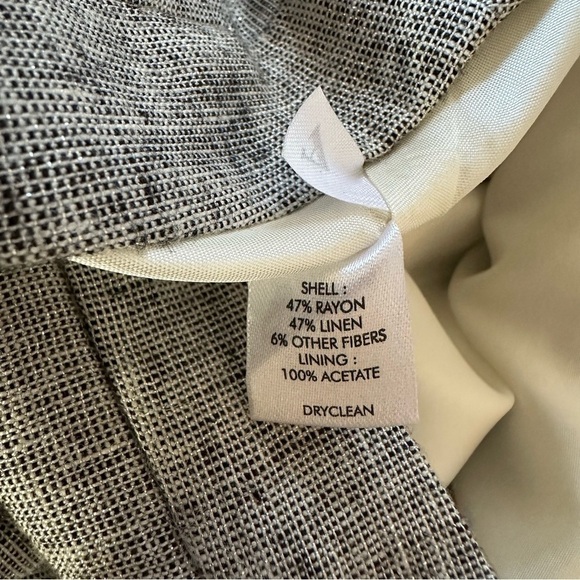 NWOT ANN TAYLOR LOFT Marled Gray Shimmer Lined Blend Crop Pants - Picture 8 of 11